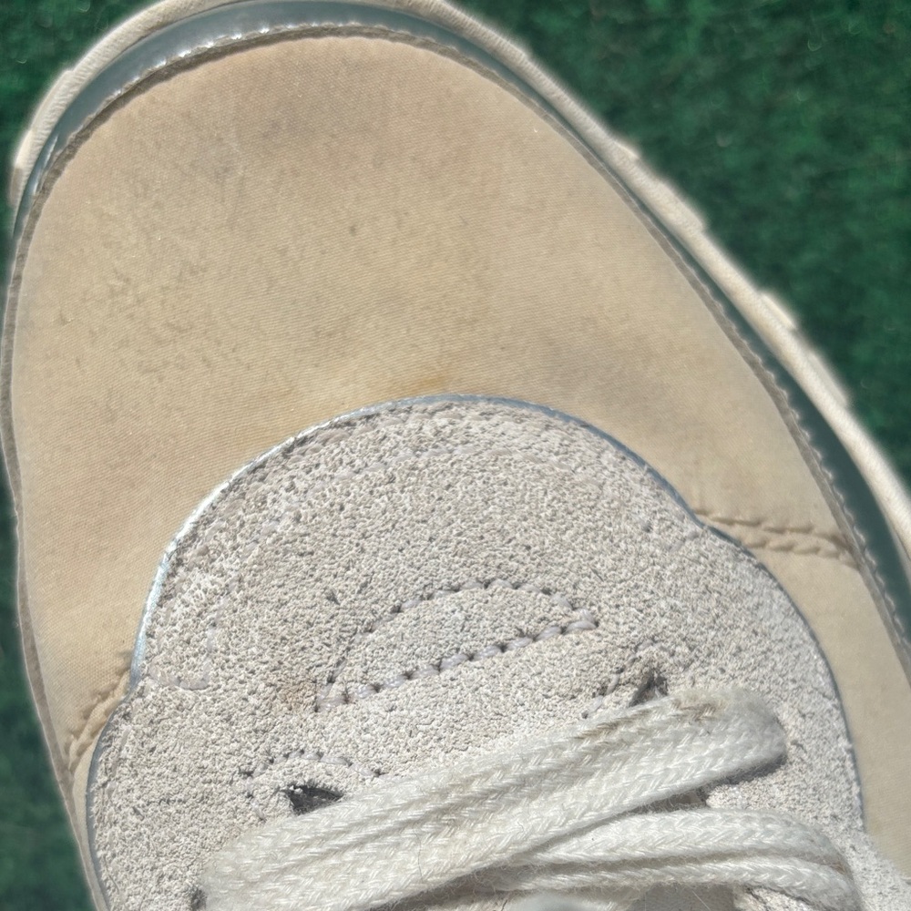 kate spade Cream White Lace-Up Sneakers with Logo Tongue - Picture 5 of 14